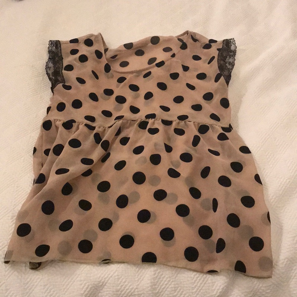 Polka dot top